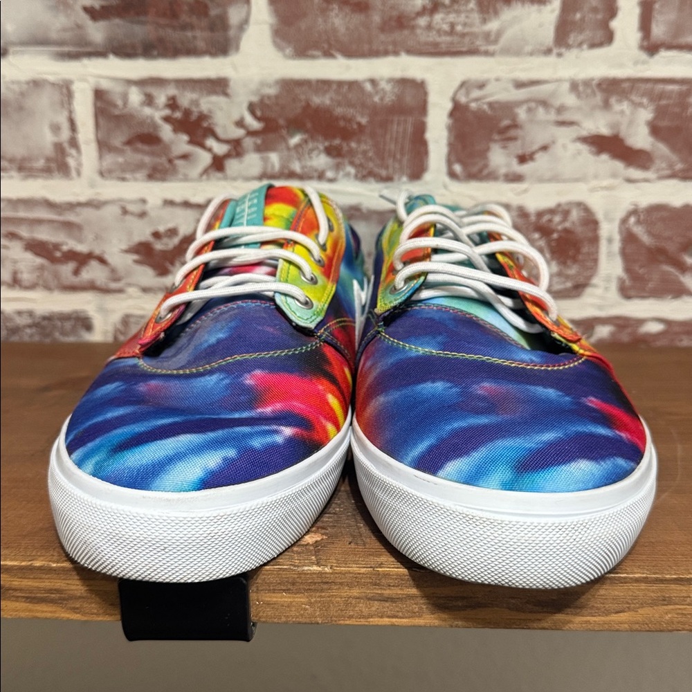 Lakai Men's Griffin Sneakers- Orange Tie-Dye / Lace-Up / Low-Top / Size 11 - Picture 7 of 11
